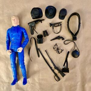 Vintage 1968 Marx Johnny West, General Custer Action Figure w/accessories